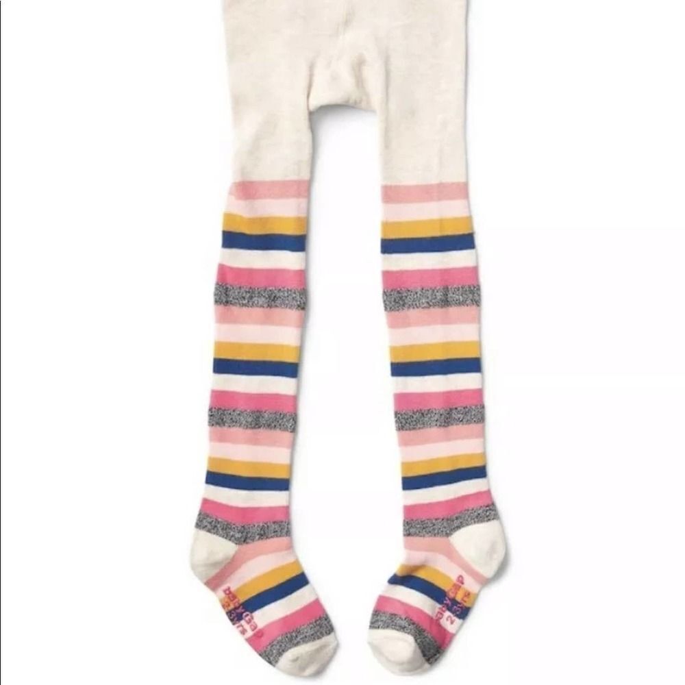 NWT Baby GAP Girls Multi Color Tights!